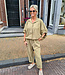 Tan Blouse Oversized Pistachio