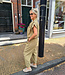 Tan Blouse Mouwloos Pistachio