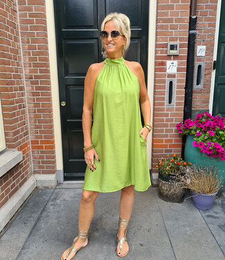 Azzurro Luchtige Halterdress Groen
