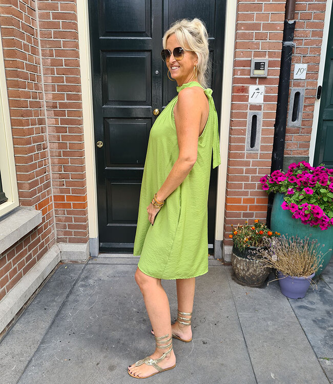 Azzurro Luchtige Halterdress Groen