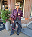 Gewatteerd Jack 3/4 Mouw Bordeaux