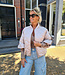 Gewatteerd Jack 3/4 Mouw Beige