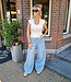 Basic Knit Top Vhals Offwhite