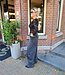 Lace Longsleeve Short Vhals Zwart