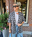 Blazer KM Ruit Bruin/Grijs/Blauw