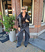 Reversibel Bodywamer Faux Fur/ Vegan Leder Zwart