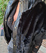 Reversibel Bodywamer Faux Fur/ Vegan Leder Zwart