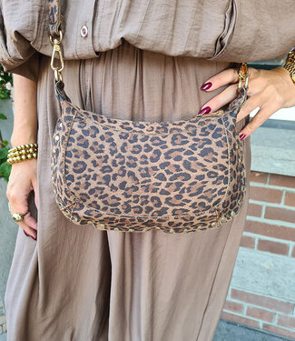 Suède Bag met Studs Monica Leo