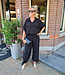 Summer Blouse met Elastiek Zwart