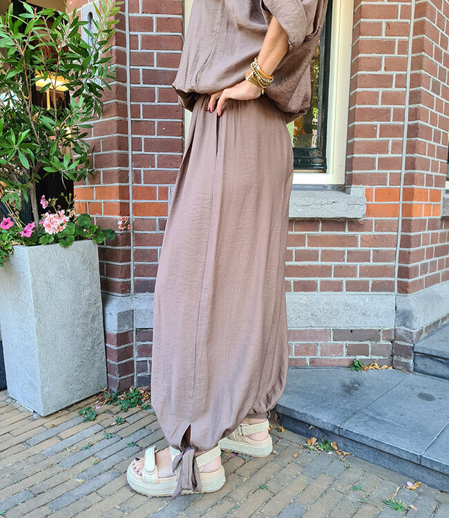 Summer Ballonbroek Camel met Strikjes