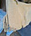 Vromy Suede Franje Tas Beige