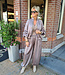 Luxe Silky Vest/Bomber Taupe