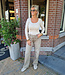 Knit Longsleeve Wijde hals Crème