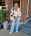 Faux Fur Cow Print Brown/Offwhite