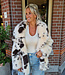Faux Fur Cow Print Brown/Offwhite