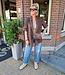 Clutch/Tas Luxe Suede Donker Leo