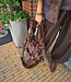 Faux Fur Handtas Donkerbruin