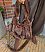 Faux Fur Handtas Donkerbruin