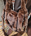 Faux Fur Handtas Donkerbruin