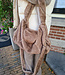 Faux Fur Handtas Taupe
