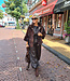 Faux Fur Jas 3/4 Mouw Donkerbruin