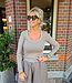 Knit Longsleeve Wijde hals Taupe
