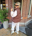 Azzurro Puffer Bodywarmer Donkerbruin