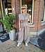 Ambika Amra Lederlook Knooptop Taupe