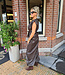 Ambika Amra Lederlook Knooptop Bruin