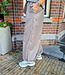 Ambika Kensi Lederlook Ballon Broek Taupe