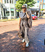 Ambika Kensi Lederlook Ballon Broek Taupe