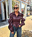 Lederlook Jacket Fashion Bordeaux