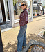 Lederlook Jacket Fashion Bordeaux
