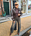 Lederlook Jacket Fashion Donkerbruin