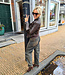 Lederlook Jacket Fashion Donkerbruin