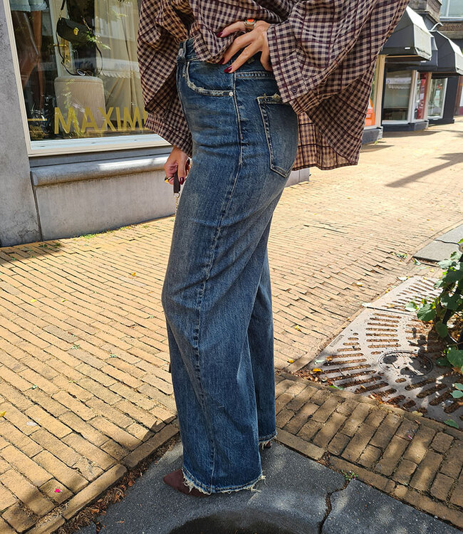 Queen Hearts High Waist Jeans 3926-1