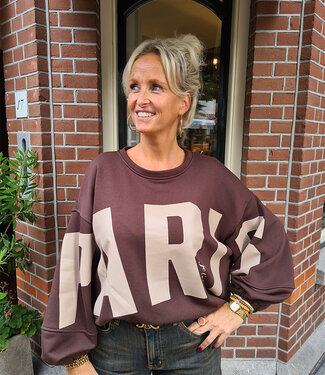 Sweater Paris Donkerbruin