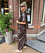 Lederlook Blazer Donkerbruin