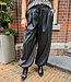 Lederlook Ballonbroek Zwart