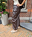 Lederlook Ballonbroek Donkerbruin