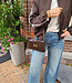 Lederen Burnley Bag H Donkerbruin