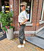Knit Trui KM Manhattan Crème/Donkerbruin