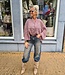 Oversized Ruiten Blouse Bordeaux