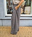Oversized Overslag Pantalon Ruit