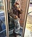 Winterjas Bomber Faux Fur Armygroen