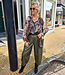 BM Dunne Blouse Bruin/Groentinten