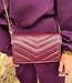 Clutch/Tas Luxe Leder Bordeaux