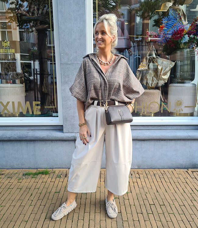 Lederen Carini Bag Donkerbruin