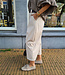 Lederlook Culotte Broek Crème