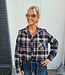 Ruiten Pofblouse Blauw BM